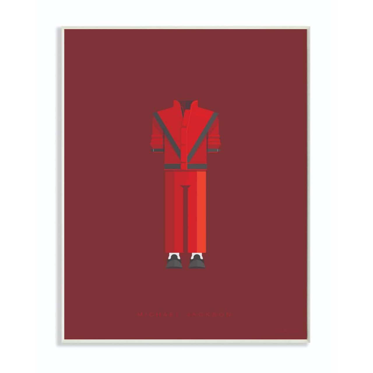 Stupell Industries Michael Jackson Wooden Wall Plaque